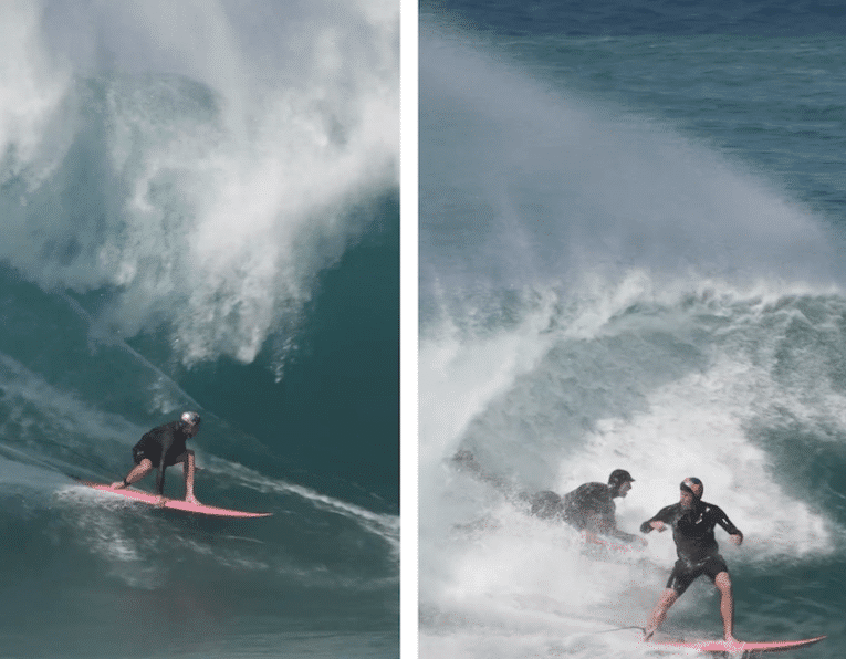 Jamie O’Brien heaps scorn on Vans after scoring best waves of Pipeline mega-swell